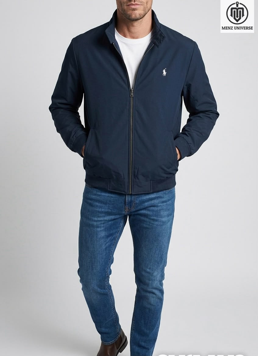 Polo Ralph Lauren Bomber Jacket – Navy Blue